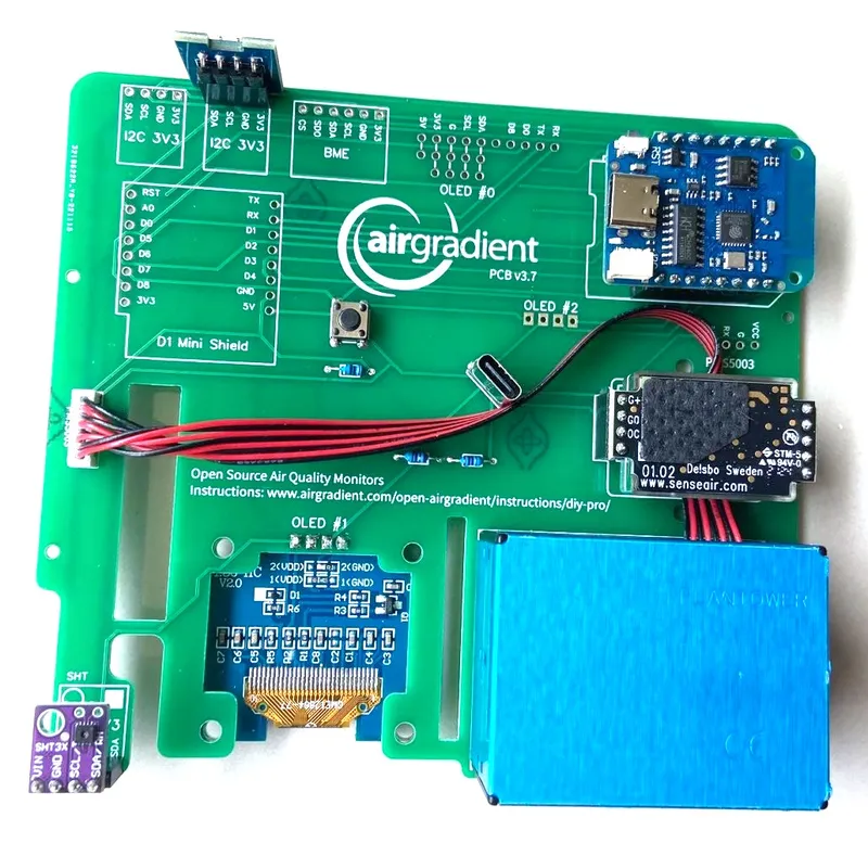 Photo of the Board with all the components placed