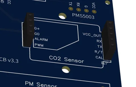 Female pin headers soldering for the Senseair S8
